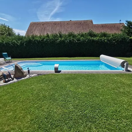 5* Palmenoase Am Pool Im Elsass Appartement Blodelsheim